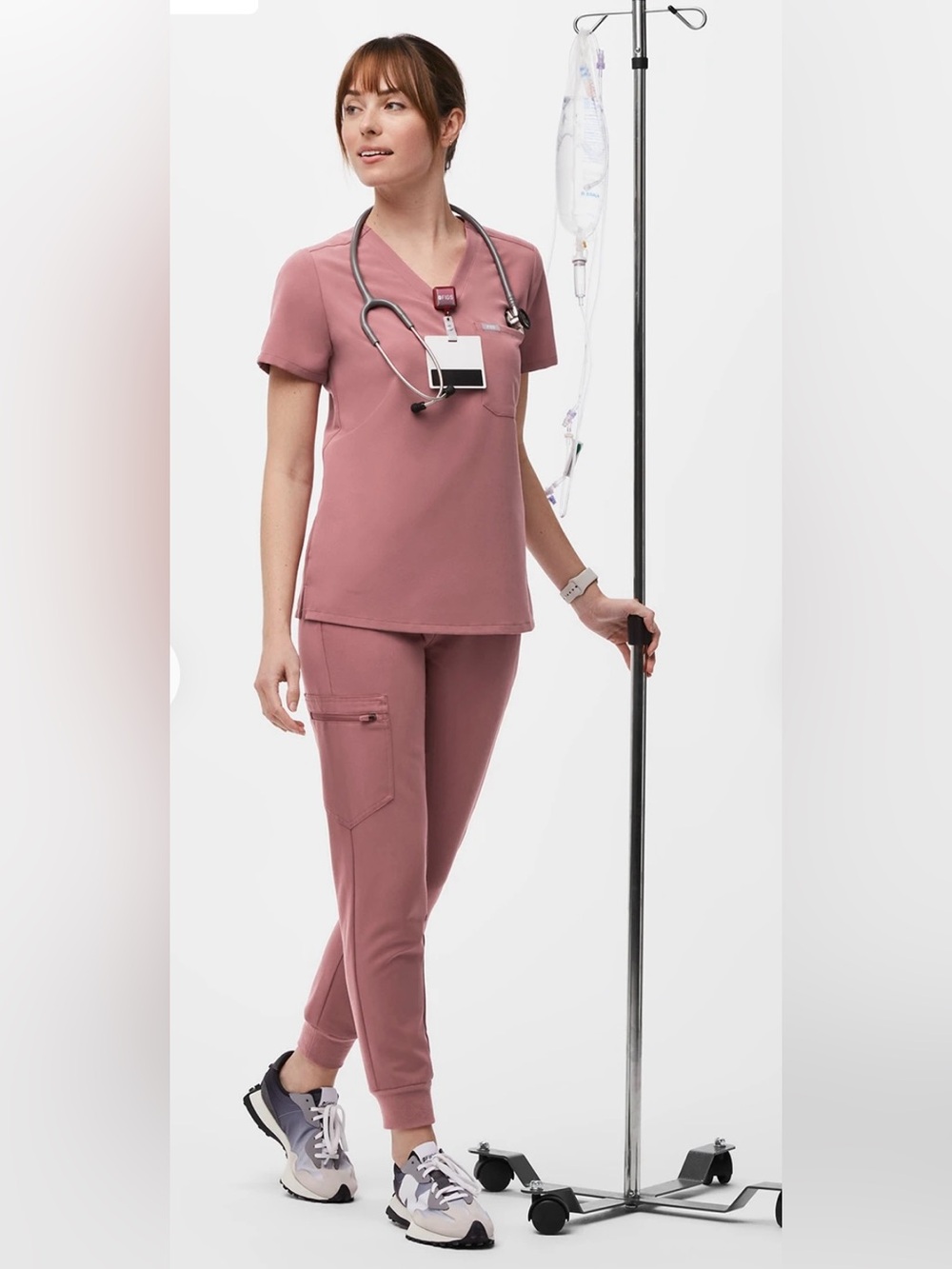 FIGS Mauve Scrub Set - L/LT